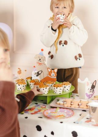 Hundeparty Kuchen und Muffinständer